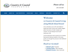 Tablet Screenshot of countryandcoastal.com